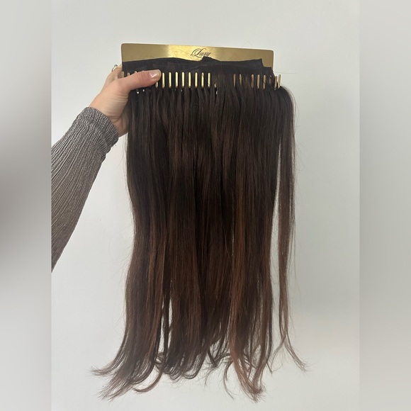 Luxy Hair 20" Classic Mocha Brown Balayage Clip-Ins (220g) - Picture 5 of 6